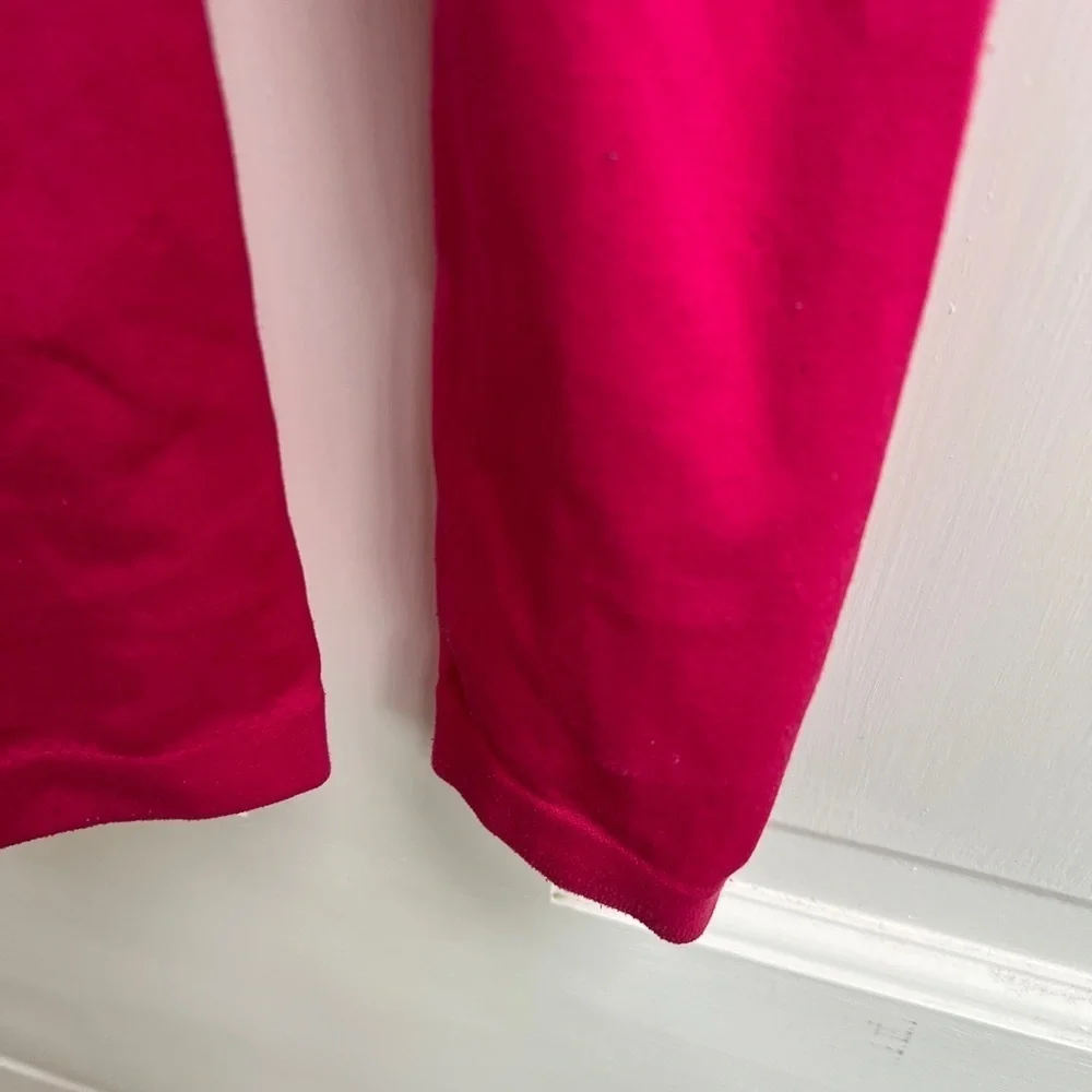 Thick Hot Pink Stocking Pants with Open Feet